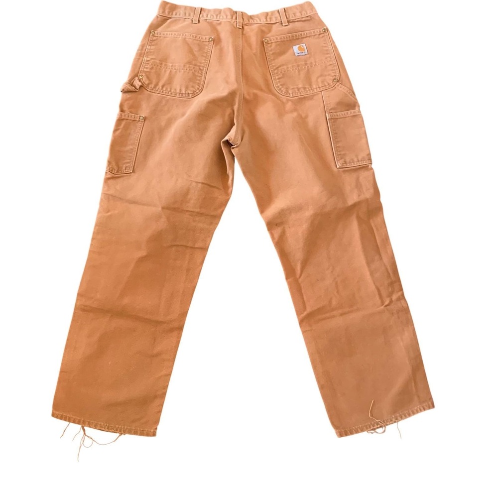 Carhartt B01 Work‎ Pants Mens Distressed Workwear Vintage Style USA 38 32 - Picture 4 of 11